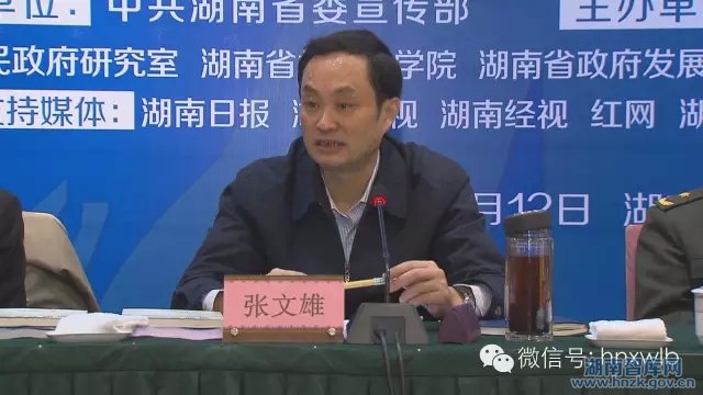 【湖南卫视微信号】张文雄:智库成果要经世致用(图1)