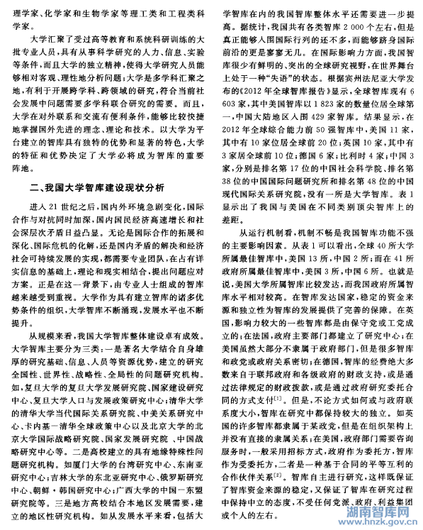 徐亚清:我国大学智库建设的若干思考(图2)